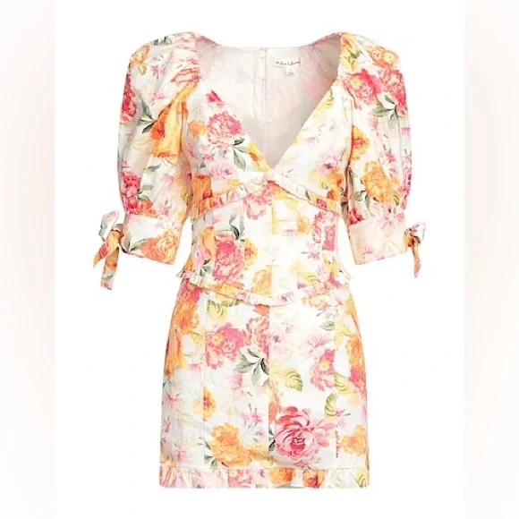 For love and lemons floral mini dress - Picture 4 of 4